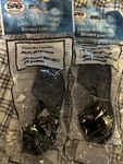 2- 540-0201 Sas Safety Diamondback Glasses W/ Black Frame And Shade Lens.. Fixed Price $24.00.