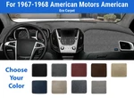 Dashboard Mat Cover For 1967-1968 American Motors (poly Carpet). Fixed Price $75.95.