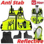 Anti Stab Vest Reflective Tactical Body Armour Knife Proof Resist Safe Security. Fixed Price $135.37.