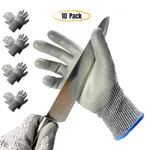 Cut Resistant Work Safety Gloves Level A5 Pu Palm Coated 10 Pairs. Fixed Price $32.98.