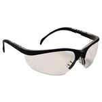 Mcr Safety Klondike Glasses, Matte Black Frame, Clear Lens, 12/BOX. Fixed Price $50.00.