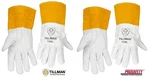 2- Tillman 1338 Goatskin Leather Tig Protective Welding Fabrication Work Gloves. Fixed Price $27.99.