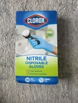 Clorox Nitrile Disposable Gloves 50 Powder Free Latex New. Fixed Price $9.99.