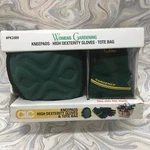Clc Women's Gardening 3 Pc. Set. Kneepads, High Dexterity Gloves & Tote Bag. Fixed Price $12.99.