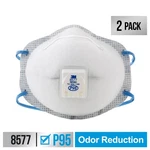3M Chemical Odor Valved Respirator, 8577C2-DC-PS, Eaches/pack. Fixed Price $14.48.