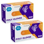 Med Pride Clear Poly Food Prep Gloves Disposable Plastic Service 1000CT. Fixed Price $18.00.