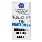 Vertical Vinyl Banner Multiple Sizes Warning! Eye Protection Required Safety. Fixed Price $55.99.