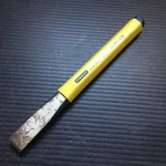 Vintage Stanley 743P-1/2 Alloy Steel Cold Chisel With Yellow Safety Grip. Fixed Price $12.99.
