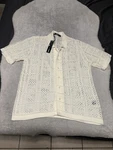 Fashion Nova Men Make Your Move Short Sleeve Button Down Knit Shirt Size Medium. Fixed Price $19.99.