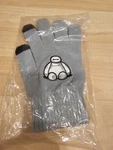 Baymax Touchscreen Texting Gloves Gray Unisex One Size New Disney Big Hero 6. Fixed Price $14.99.