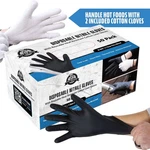 Pit Boss Disposable Nitrile-coated Gloves, 50-CT., Liners, Model# 41072. Fixed Price $19.99.