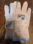 Magid Cutmaster H550LEA Hppe Steel Wire Split Cowhide Leather Palm Work Gloves. Fixed Price $12.12.