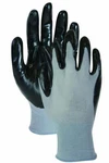 Handmaster T319TL Ultra Grip Nitrile Coated Palm Glove, Black/gray, Size Large. Fixed Price $7.99.