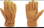 Carhartt Men's Synthetic Suede Open Cuff Fencer Work Gloves Lot Of 2. Fixed Price $45.00.
