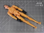 Bam 1/6 Scale Male Figure W/ Gloves (hot Toys). Fixed Price $21.72.