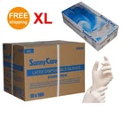 Sunnycare #6904 Latex Disposable Gloves POWDERED-SIZEX-LARGE100PCS/BOX ;10BOX. Fixed Price $59.99.