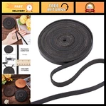 8MM Black Flat Genuine Leather Cord 5.5 Yards - Full Grain Cowhide For Jewelry. Fixed Price $28.99.
