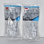 ***(lot Of 2) 3M Securefit (safety Glasses) Clear Lens / Frame***. Fixed Price $19.95.