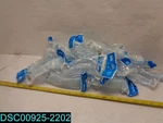 QTY=23:RUGGED Blue SC-260 Polycarbonate Diablo Safety Glasses Clear 844560048146. Fixed Price $165.23.