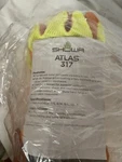 12 Pair Showa Best 317M-08 Natural Rubber Latex Hi-vis Coated Gloves, Medium. Fixed Price $37.95.