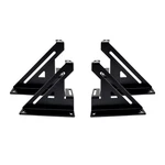 Steel 2 Amplifier Rack Coated By Black Powder Used For Car Audio Systems .... Fixed Price $32.81.