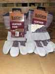 Black Canyon Split Cowhide Palm Glove Cuff Leather/cotton/polyester Two Pair. Fixed Price $20.79.