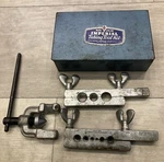 Imperial Tubing Flaring Tool Kit No 375-FS With Slip-on Yoke Blue Metal Box. Fixed Price $19.99.