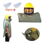 Us Air Supplied Safety Helmet Sandblaster Sandblasting Hood Protector. Fixed Price $93.99.