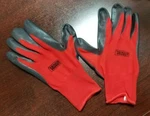 Grease Monkey Nitrile Coated Work Gloves 12 Pairs Size Large Red Black Big Time. Fixed Price $18.00.