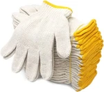 Evridwear Cotton Polyester String Knit Work Gloves Without Dots, 12 Pairs. Fixed Price $18.99.