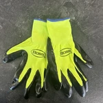 Boss Grip Men's Xl Nitrile Coated Glove 1 Pair, Safety Yellow And Black. Fixed Price $5.00.