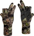 Mens Hunting Gloves Lightweight Fingerless Camo Outdoor Shadow Grove. Fixed Price $23.97.
