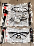 Sas 3PC Carbon Fiber Looking Frame Clear Lens Safety Glasses #543-3010. Fixed Price $28.99.