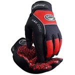 Caiman Synthetic Leather Padded Silicone Grip Palm Mechanics Gloves Black/red (1. Fixed Price $36.70.