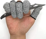 12 Pcs Cut Resistant Finger Cots Sleeve Reusable. Fixed Price $7.74.