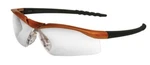 Crews DL219AF Safety Glasses Orange Frame And Clear Mirror Indoor/outdoor Lens. Fixed Price $9.99.