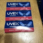 3 Honeywell S1169C Uvex Astrospec Safety Glass With Red Frame. Fixed Price $25.00.
