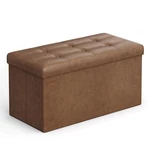 Storage Ottoman Bench 30 Folding 660 Lb Coffee Brown Songmics ULSF040K11 Mazie. Fixed Price $59.99.