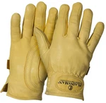 Plainsman Premium Cabretta Yellow Leather Gloves, Size Small, 1 Pair. Fixed Price $15.99.