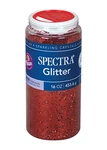 Spectra Arts & Crafts Glitter, Red, 16 Oz., Jar. Fixed Price $21.79.