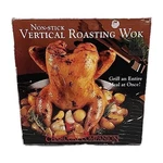 Charcoal Companion Vertical Roasting Wok Non-stick 12" Diameter. Fixed Price $19.99.