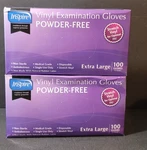 Inspire Stretch Vinyl Examination Gloves Powder Free Xl 100 BOXES-200. Fixed Price $20.00.