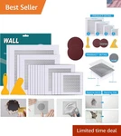 Drywall Repair 20 Pack Aluminum Patch Kit, 2/4/6/8 Inch Fiber.... Fixed Price $24.16.