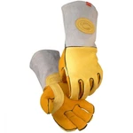Caiman 1485 American Elkskin Kontour Pattern Wool Insulated Stick Glove Medium. Fixed Price $50.00.