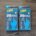 Gorilla Grip Nitrile Disposable Gloves, Men's L, 40-CT. 6MIL Enchanced. Fixed Price $30.00.