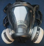 Sperian Survivair Opti-fit Apr Facepiece Respirator Mask W/ Filters. Fixed Price $94.00.