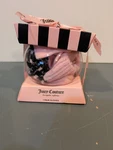 Juicy Couture Pink Black Knit Fingerless Gloves Texting - New Box. Fixed Price $23.99.