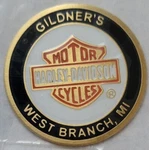 Gildner's Harley Davidson Of West Branch Michigan Flat Dip Dot Brand New. Fixed Price $12.00.