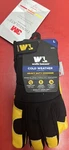 Wells Lamont 3223L Black/yellow Pairs Cowhide Leather Winter Work Gloves Large. Fixed Price $38.00.