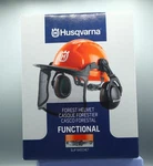 Husqvarna Forest Helmet System Earmuffs, Mesh Visor, Sun Peak, New 592 752602. Fixed Price $69.99.